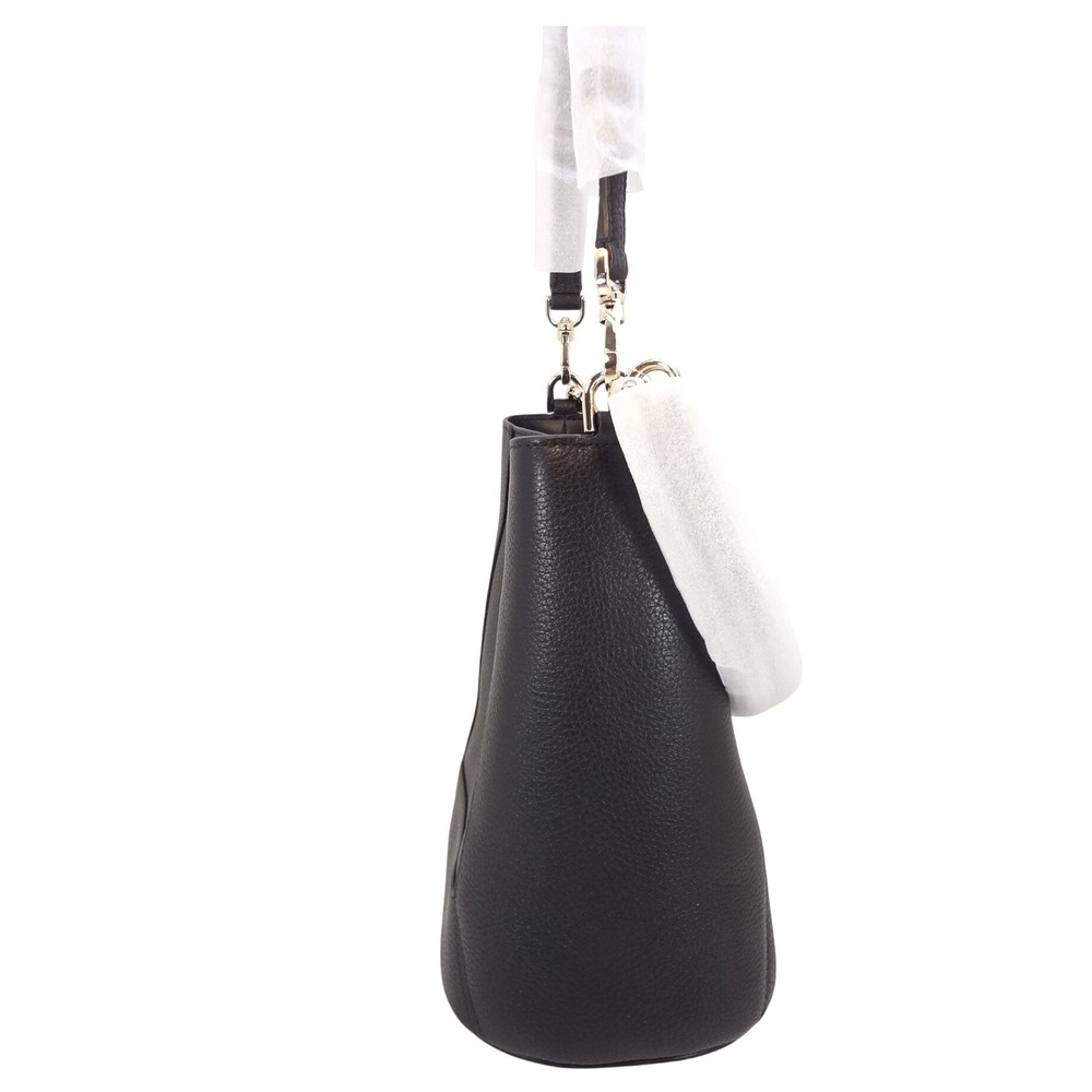 Kate Spade Lena Bucket Bag Medium Black NEW Leather KH433 - Picture 4 of 7